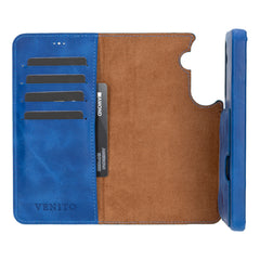 Funda tipo billetera de cuero con bloqueo RFID Florence para Samsung Galaxy S24 Plus