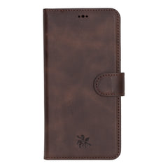 Funda tipo billetera de cuero con bloqueo RFID Florence para Samsung Galaxy S24 Plus