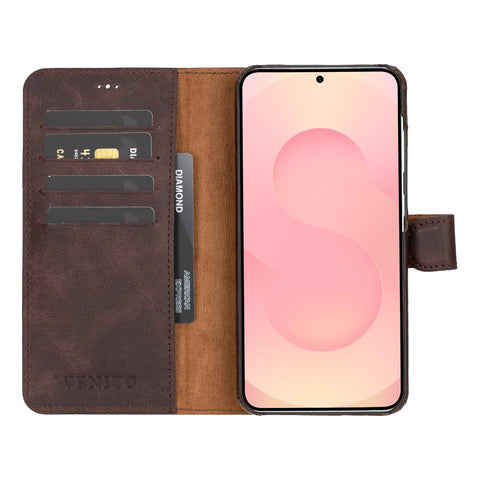 Florence RFID Blocking Leather Wallet Case for Samsung Galaxy S25 Plus