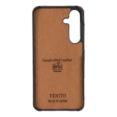 Funda tipo billetera de cuero con bloqueo RFID Florence para Samsung Galaxy S24 Plus