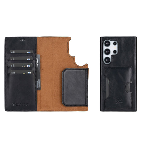 Florence RFID Blocking Leather Wallet Case for Samsung Galaxy S25 Ultra