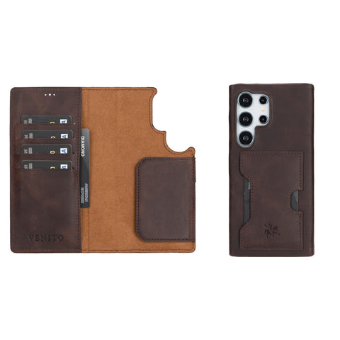 Florence RFID Blocking Leather Wallet Case for Samsung Galaxy S25 Ultra