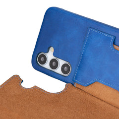 Funda tipo billetera de cuero con bloqueo RFID Florence para Samsung Galaxy S24