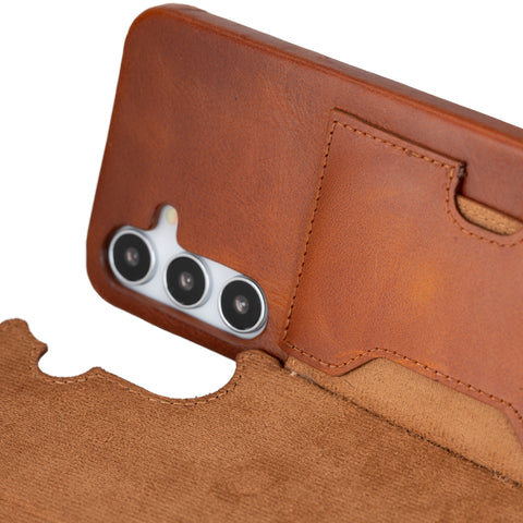 Florence RFID Blocking Leather Wallet Case for Samsung Galaxy S25 Plus
