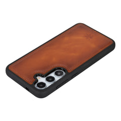 Funda de cuero Lucca Snap On para Samsung Galaxy S24 Plus