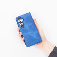 Funda tipo billetera de cuero con bloqueo RFID Florence para Samsung Galaxy S24