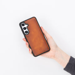 Funda de cuero Lucca Snap On para Samsung Galaxy S24 Plus