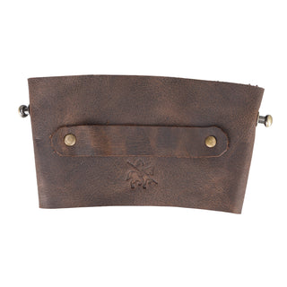 Salerno Leather Coffee Cup Carrying Case