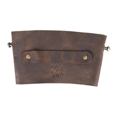 Salerno Leather Coffee Cup Carrying Case