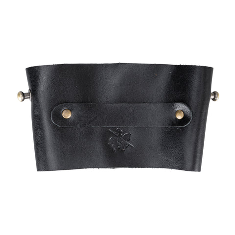 Estuche de transporte para tazas de café de cuero Salerno 