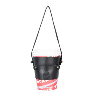 Salerno Leather Coffee Cup Carrying Case