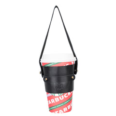 Salerno Leather Coffee Cup Carrying Case