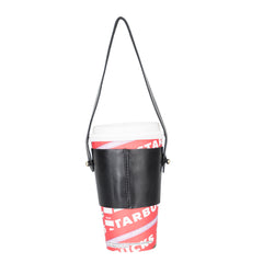 Salerno Leather Coffee Cup Carrying Case