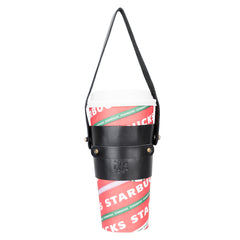 Salerno Leather Coffee Cup Carrying Case