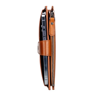 Lozan Crossbody Leather Wallet