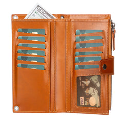 Lozan Crossbody Leather Wallet