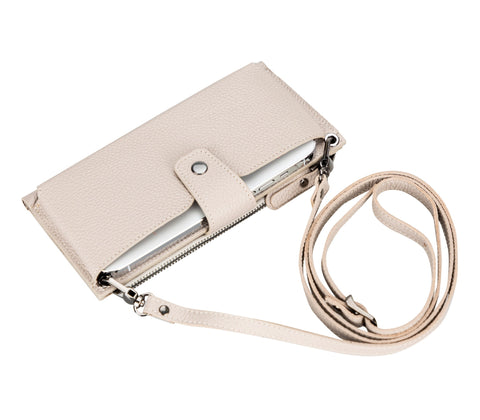 Lozan Crossbody Leather Wallet