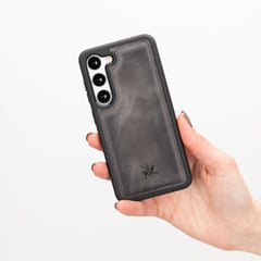 Funda de cuero Lucca Snap On para Samsung Galaxy S23