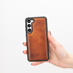 Lucca Snap On Leather Case for Samsung Galaxy S23 Plus