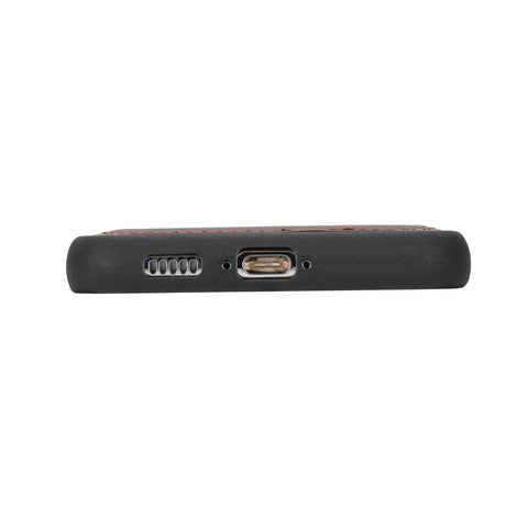 Funda de cuero Lucca Snap On para Samsung Galaxy S23 Plus