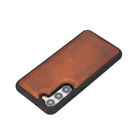Funda de cuero Lucca Snap On para Samsung Galaxy S23 Plus