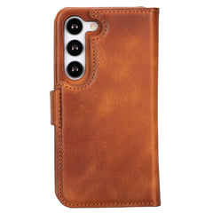 Funda tipo billetera de cuero con bloqueo RFID Florence para Samsung Galaxy S23