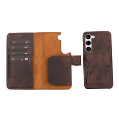 Funda tipo billetera de cuero con bloqueo RFID Florence para Samsung Galaxy S23