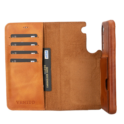 Funda tipo billetera de cuero con bloqueo RFID Florence para Samsung Galaxy S23 Plus