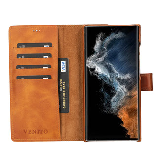 Florence RFID Blocking Leather Wallet Case for Samsung Galaxy S23 Ultra