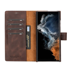 Florence RFID Blocking Leather Wallet Case for Samsung Galaxy S23 Ultra