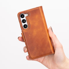 Funda tipo billetera de cuero con bloqueo RFID Florence para Samsung Galaxy S23