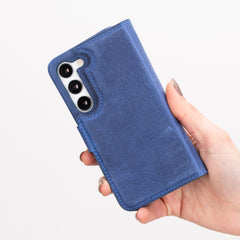 Funda tipo billetera de cuero con bloqueo RFID Florence para Samsung Galaxy S23