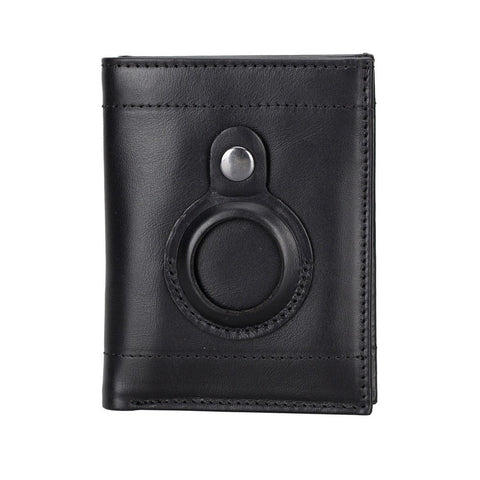 Airmaka Leather Card Holder With Airtag Slot