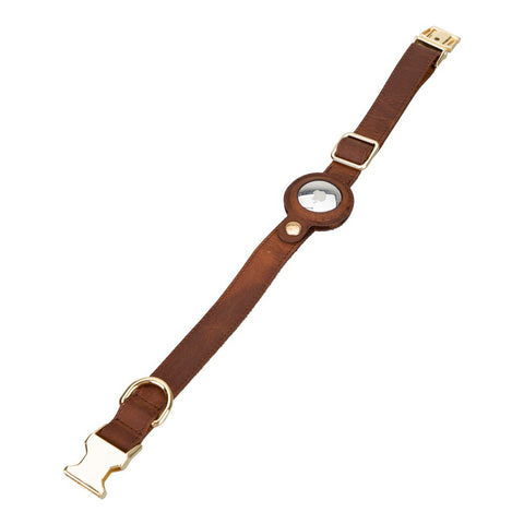 Scobby Leather Dog Collar