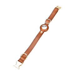 Scobby Leather Dog Collar