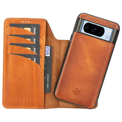 Funda tipo cartera de cuero desmontable con bloqueo RFID Ravenna para Google Pixel 8 Pro