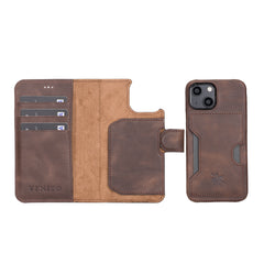 Florence Leather Wallet Case for iPhone 13 Mini