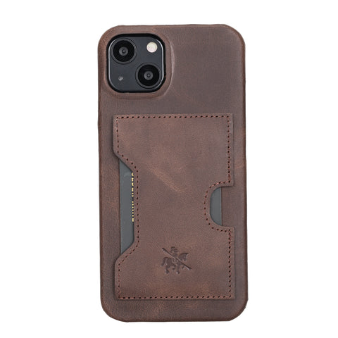 Funda tipo billetera de cuero con bloqueo RFID Florence para iPhone 13