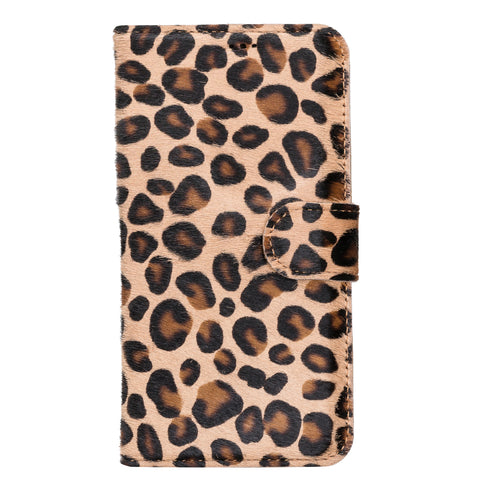 Funda tipo billetera de cuero con bloqueo RFID Florence para iPhone 13