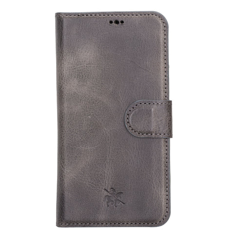 Funda tipo billetera de cuero con bloqueo RFID Florence para iPhone 13