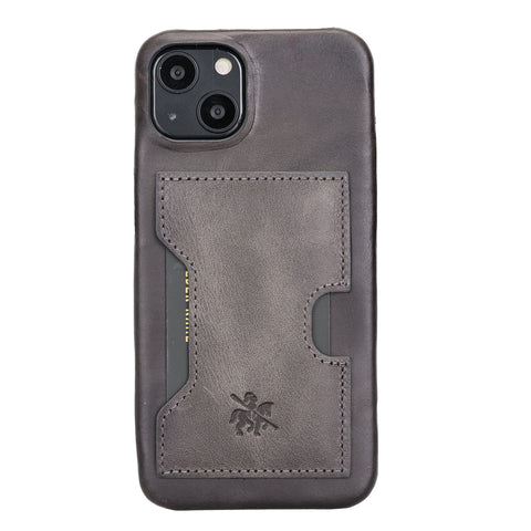 Funda tipo billetera de cuero con bloqueo RFID Florence para iPhone 13