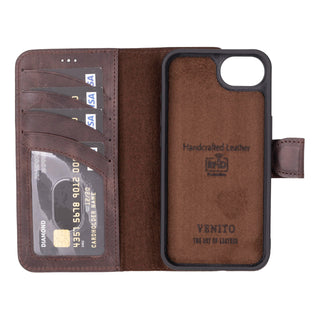 Ravenna RFID Blocking Detachable Leather Wallet Case for iPhone 16e