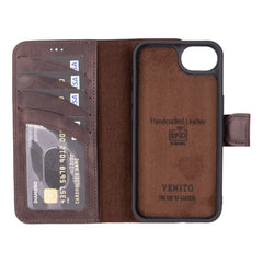 Ravenna RFID Blocking Detachable Leather Wallet Case for iPhone 17e