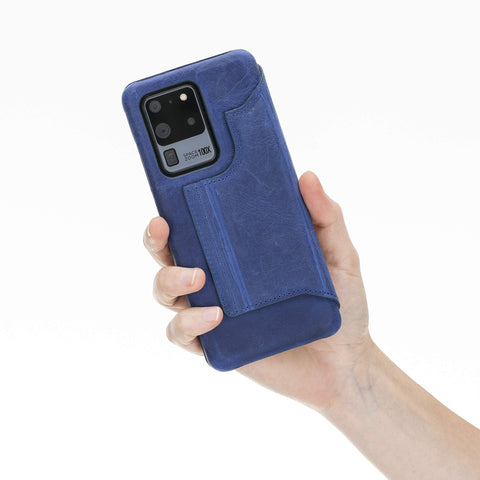 Venice RFID Blocking Leather Wallet Stand Case for Samsung Galaxy S20 Ultra