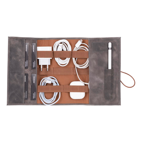 Lazio Leather Cable Organizer