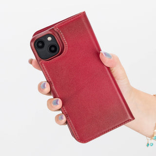 Florence RFID Blocking Leather Wallet Case for iPhone 14 Plus