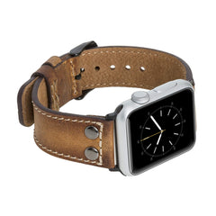 Correa de cuero Como para Apple Watch