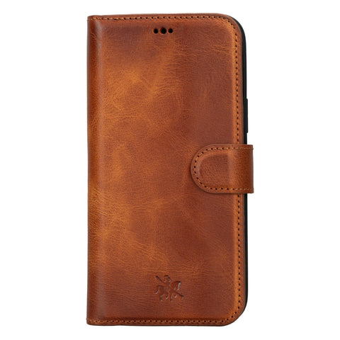Funda tipo billetera de cuero desmontable con bloqueo RFID Ravenna para iPhone 15 Plus