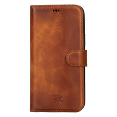 Ravenna RFID Blocking Detachable Leather Wallet Case for iPhone 15 Plus