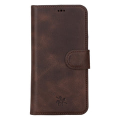 Funda tipo billetera de cuero desmontable con bloqueo RFID Ravenna para iPhone 15 Pro